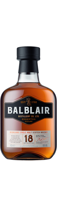 Balblair 18 ans Highland Single Malt Scotch Whisky 