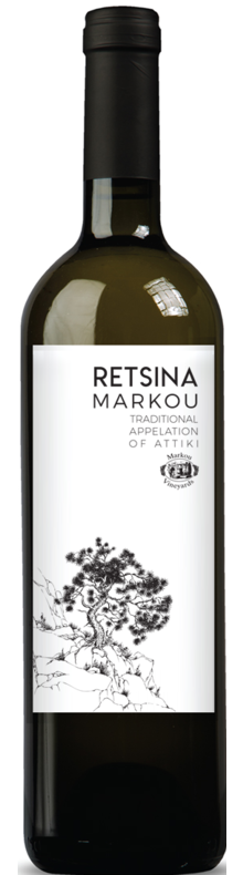 Markou Vineyards Retsina d'Attiki 