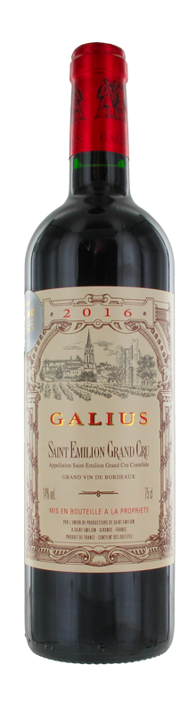 Galius Saint-&Eacute;milion Grand Cru 2016